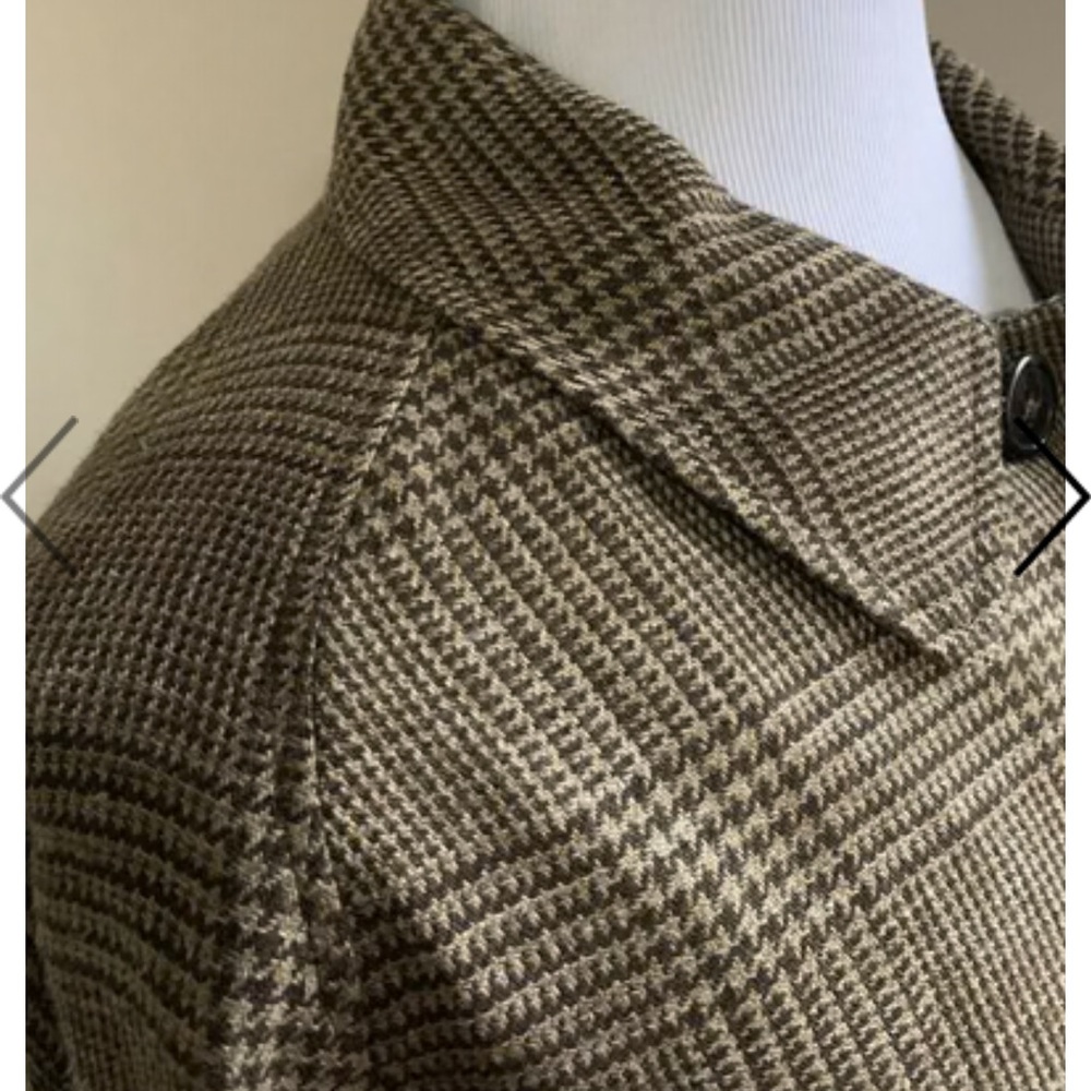 Ralph Lauren Tan Houndstooth Jacket